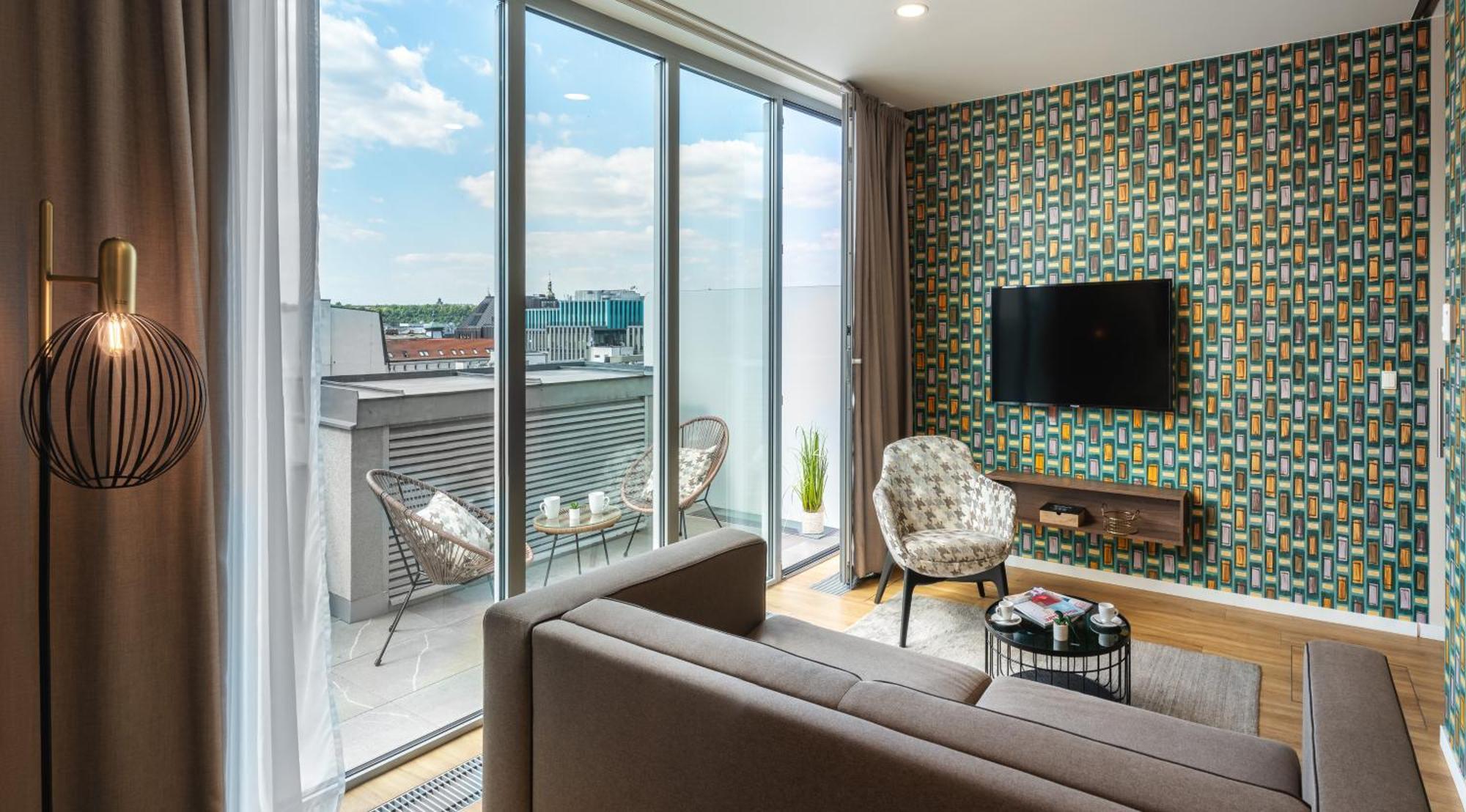 Vn17 Rooftop By Adrez Aparthotel Praha